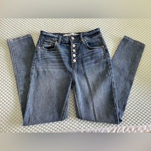Tinseltown high rise straight leg jeans